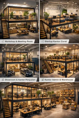 Mezzanine Ruang Kantor di Cikarang Timur