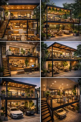 Mezannine Cafe Modern di Cikarang Timur