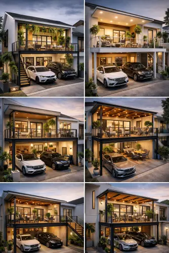 Mezannine Teras Rumah Keren di Cikarang Timur